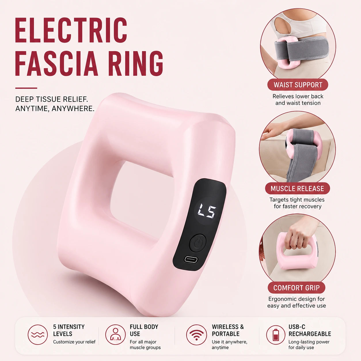 Electric Deep Tissue Recovery Massager