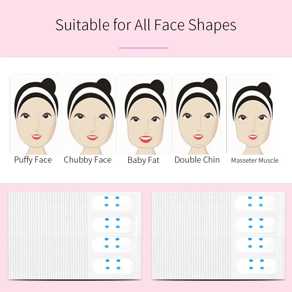 V Lift Face Tape Stickers – 40PCS