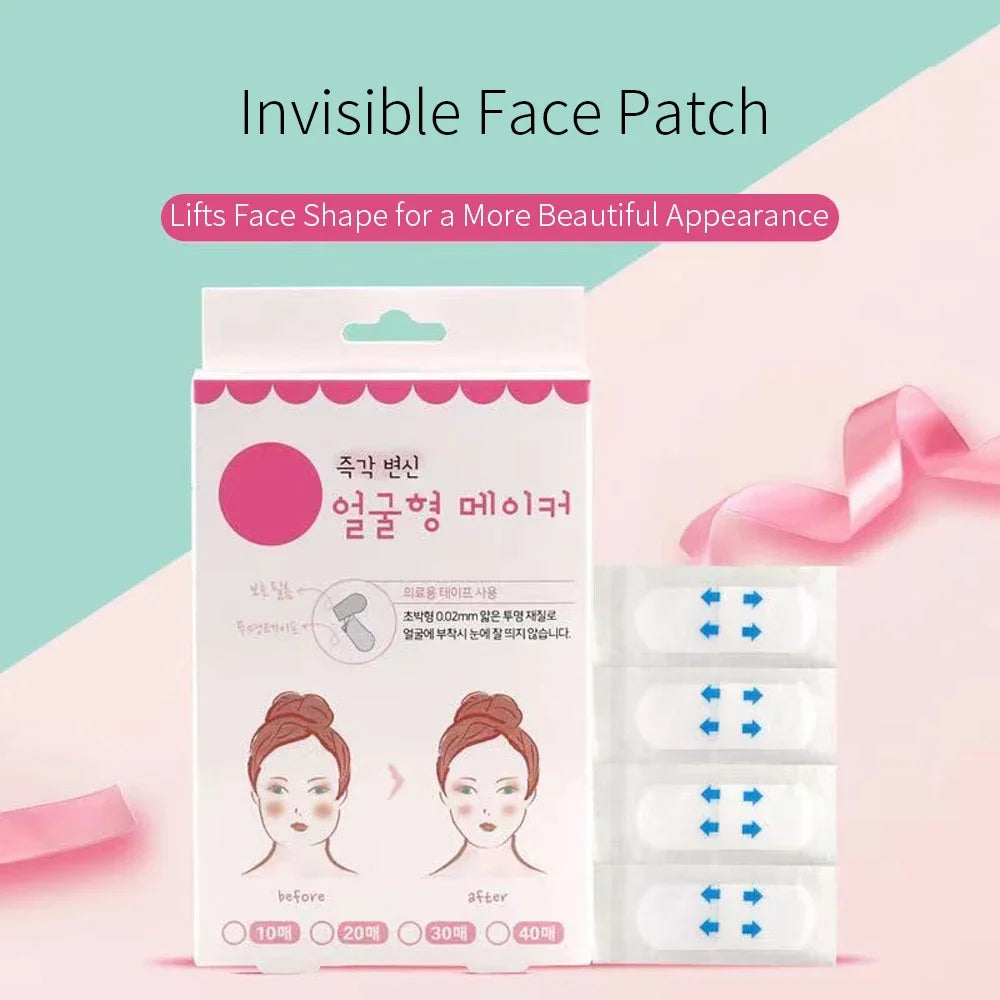 V Lift Face Tape Stickers – 40PCS